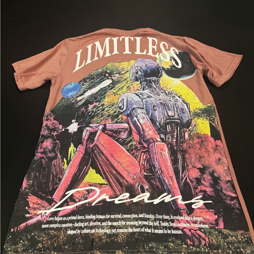 Limitless Graphic Tee in Brown